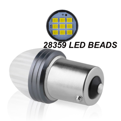 ไฟเลี้ยวเบรก LED กำลังสูง 1156 พร้อมไฟ LED 2835 12V Canbus Bulb Brake Light
