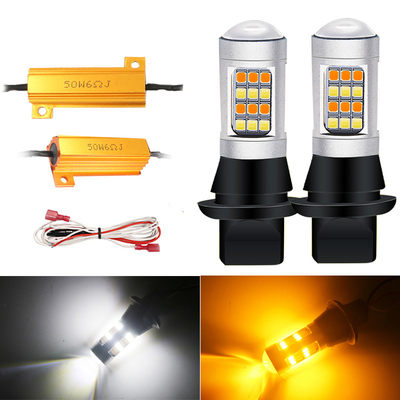 OEM Auto 1157 Led T20 เบรค LED และไฟเลี้ยว 2835 7443 ไฟกระพริบสีขาวรถยนต์