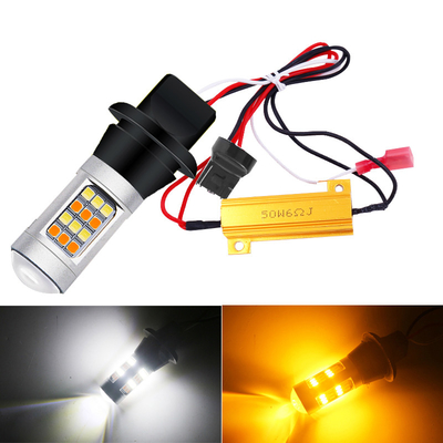 Canbus Super Bright 12V LED ไฟเลี้ยวเบรก T20 Bulbs ไฟป้ายทะเบียน
