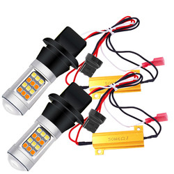 OEM 1156 T20 หลอดไฟ Canbus ไฟเลี้ยวรถยนต์ 7440 ไฟ LED กระพริบภายใน