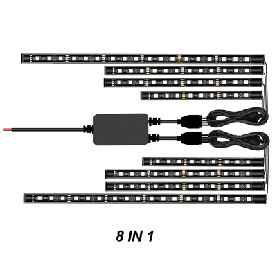 รถจักรยานยนต์ Rgb Led Car Kit ภายใต้ Dash ตกแต่งบรรยากาศ Neon ด้วย APP Wireless