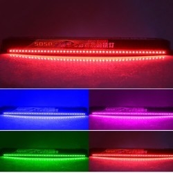 DC12V กันน้ำ SMD5050 Kitt รถ Light Bar พร้อมรีโมทคอนโทรล