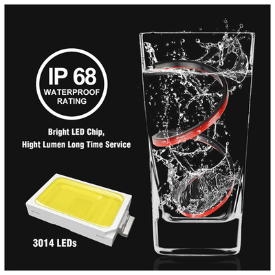 ไฟ LED สีแดงกระพริบไฟหน้ารถ LED Tube Strip ไฟเบรกดวงที่สามด้านหลังหางสูง Mount