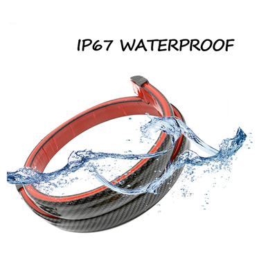 IP65 แถบไฟเบรกรถยนต์กันน้ำ LED 2835 Carbon Fiber