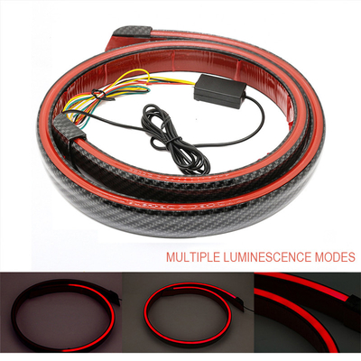 IP65 แถบไฟเบรกรถยนต์กันน้ำ LED 2835 Carbon Fiber