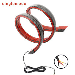 IP65 แถบไฟเบรกรถยนต์กันน้ำ LED 2835 Carbon Fiber
