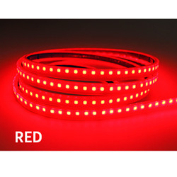2pcs 12V ไฟหน้ารถกันน้ำแบบยืดหยุ่น LED หลอด Strip ไฟเลี้ยวเบรคไฟ LED DRL