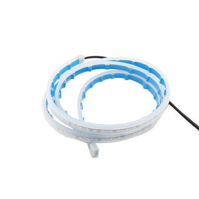 2pcs 12V รถ LED ไฟวิ่งกลางวันแบบยืดหยุ่นไฟหน้า DRL