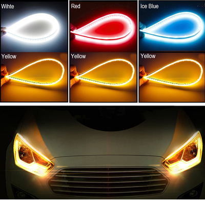30 ซม. 45 ซม. 60 ซม. Drl Led ไฟวิ่งกลางวัน รถ Neon EL Wire Ambient