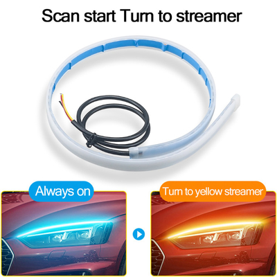 ไฟหน้ารถฉุกเฉิน LED Tube Strip Double Color 300mm 450mm 600mm