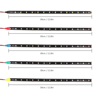 ไฟหน้ารถ 30 ซม. หลอด LED Strip 3528 Patch ไฟเตือนฉุกเฉิน