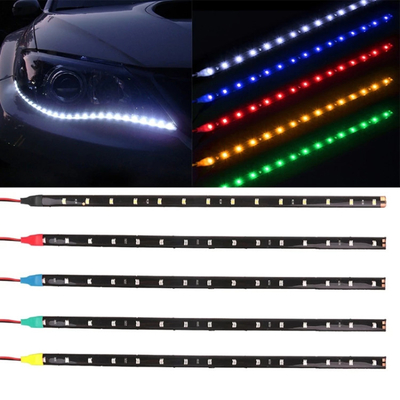 ไฟหน้ารถ 30 ซม. หลอด LED Strip 3528 Patch ไฟเตือนฉุกเฉิน