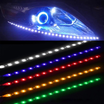 ไฟหน้ารถ 30 ซม. หลอด LED Strip 3528 Patch ไฟเตือนฉุกเฉิน