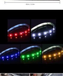 ไฟหน้ารถ 30 ซม. หลอด LED Strip 3528 Patch ไฟเตือนฉุกเฉิน