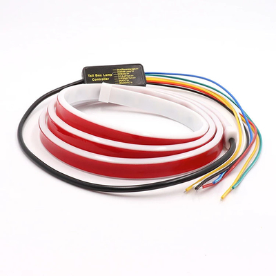 Streamer Waterproof ไฟหน้ารถ Led Tube Strip ไฟเตือนประตูรถฉุกเฉิน 1.2m / 1.5m