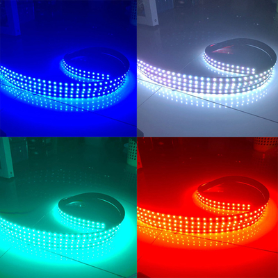 การควบคุมด้วยเสียงที่มีสีสันบรรยากาศไฟหน้ารถ LED Strip ตกแต่ง RF Rgb 5050