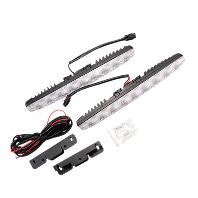 อลูมิเนียมรถยนต์ Drl ไฟหน้ารถ Led Tube Strip สองสีพร้อมเลนส์ ABS