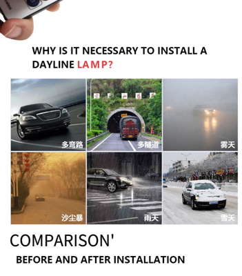 กันน้ำ 5050 ไฟหน้ารถ Led Tube Strip / Led Tail Lights Strips 45cm 60cm