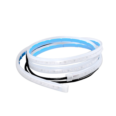 ไฟเตือนประตูรถ LED กลางแจ้ง 12V สีขาวกันน้ำ 120cm