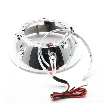 RGB 2.5 3.0 นิ้ว LED รถ Ambient Lights ไฟหน้าวงแหวน LED Devil Eyes