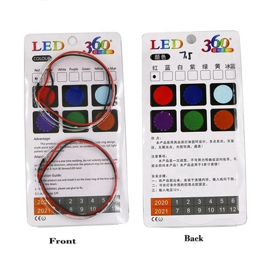 RGB 2.5 3.0 นิ้ว LED รถ Ambient Lights ไฟหน้าวงแหวน LED Devil Eyes