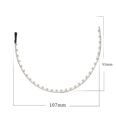 IP 67 LED รถ Ambient Lights APP ควบคุมไฟหน้า Angel Eye Kits 360 องศา SMD Demon Halo Rings Kit
