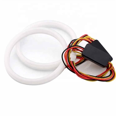 4014 LED รถ ไฟ Ambient 60mm DRL ไฟวิ่ง Dual Color Led Angel Eyes Kit