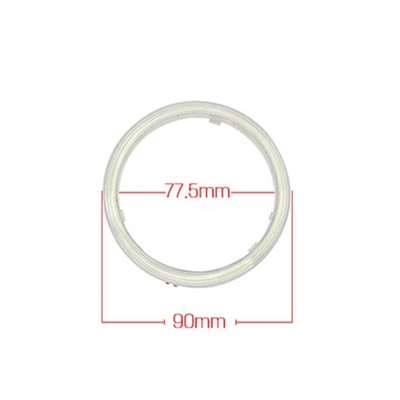 ไฟหน้ารถ Cob 90mm Angel Eyes RED BLUE ไฟตัดหมอก 12-18V