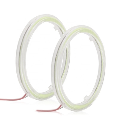 Cob Angel Eyes ไฟ LED รถ Ambient 100 มม. ไฟตัดหมอกสีแดงสีน้ำเงิน 12-18V