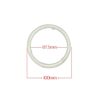 Cob Angel Eyes ไฟ LED รถ Ambient 100 มม. ไฟตัดหมอกสีแดงสีน้ำเงิน 12-18V
