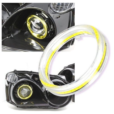Cob Angel Eyes ไฟ LED รถ Ambient 100 มม. ไฟตัดหมอกสีแดงสีน้ำเงิน 12-18V