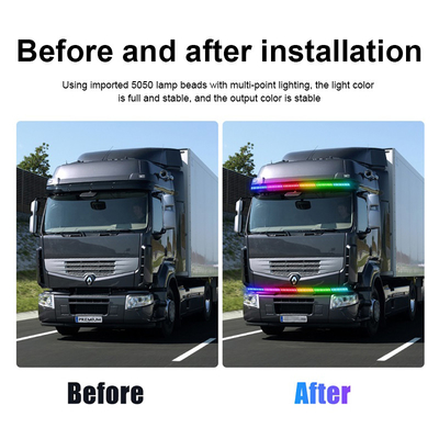 12V 2W โคมไฟ LED รถยนต์ โคมไฟอลูมิเนียม ไฟหน้ารถยนต์ LED Tube Strip