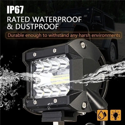 อลูมิเนียมเหล็ก LED ไฟขับรถ 10-30V LED แสงสตาร์สําหรับรถยนต์