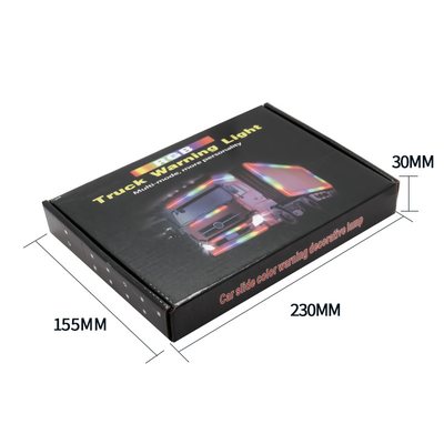 24V 5050 SMD 5A 2.4m แสงบรรยากาศภายในรถยนต์ พร้อมสายไฟระยะไกลสําหรับรถตู้