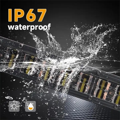 6D Reflector Off Road LED Light Bar 4x4 12V 24V แถวไฟ LED รถยนต์แถวเดียว