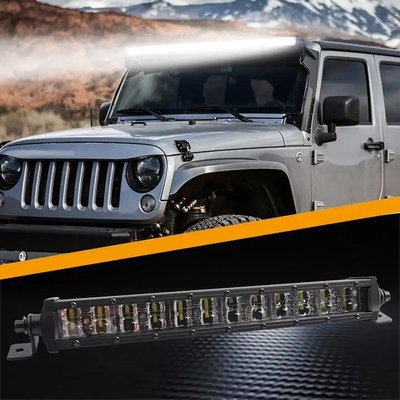 6D Reflector Off Road LED Light Bar 4x4 12V 24V แถวไฟ LED รถยนต์แถวเดียว