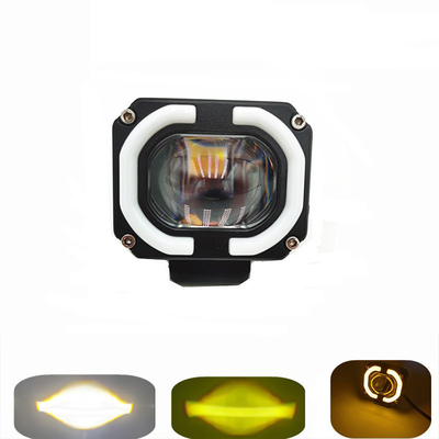 4x4 Offroad LED Work Lamp ไฟหน้าหมอก ไฟขับ 12-80V 4 นิ้ว 30W สีคู่
