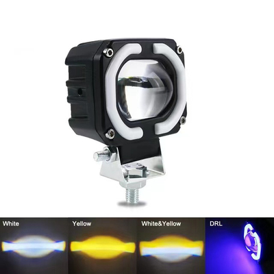 4x4 Offroad LED Work Lamp ไฟหน้าหมอก ไฟขับ 12-80V 4 นิ้ว 30W สีคู่
