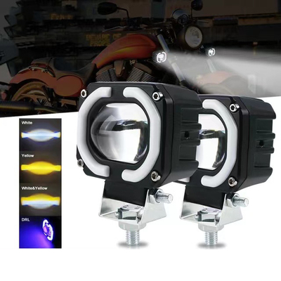 4x4 Offroad LED Work Lamp ไฟหน้าหมอก ไฟขับ 12-80V 4 นิ้ว 30W สีคู่