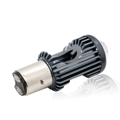 มินิ ไฟขับรถ DRL มอเตอร์ไซค์ ไฟหน้า LED หลอดไฟ H4 H6 BA20D P15D รถยนต์ มะลาตาโปรเจคเตอร์ เลนส์สองสี