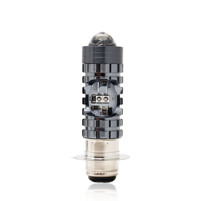 มินิ ไฟขับรถ DRL มอเตอร์ไซค์ ไฟหน้า LED หลอดไฟ H4 H6 BA20D P15D รถยนต์ มะลาตาโปรเจคเตอร์ เลนส์สองสี