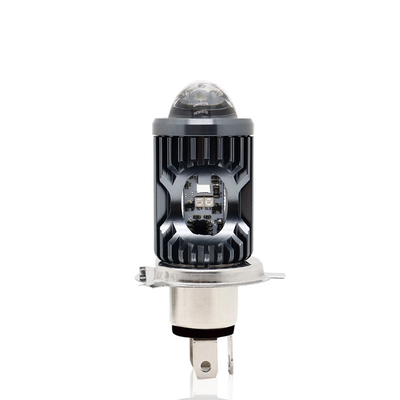 มินิ ไฟขับรถ DRL มอเตอร์ไซค์ ไฟหน้า LED หลอดไฟ H4 H6 BA20D P15D รถยนต์ มะลาตาโปรเจคเตอร์ เลนส์สองสี