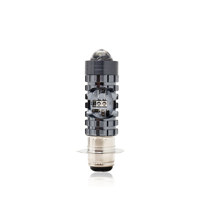 มินิ ไฟขับรถ DRL มอเตอร์ไซค์ ไฟหน้า LED หลอดไฟ H4 H6 BA20D P15D รถยนต์ มะลาตาโปรเจคเตอร์ เลนส์สองสี