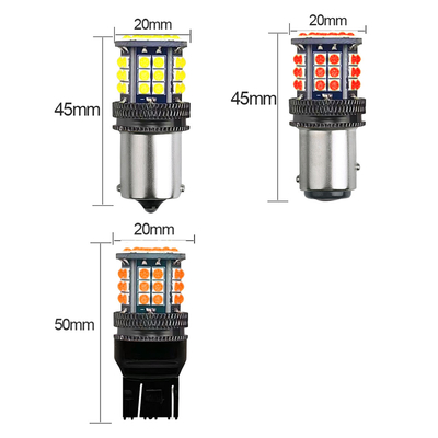 อลูมิเนียมสับสน LED สัญญาณการหัน 3030 39 SMD 12v 1156 BA15S 1157 BAY15D T20 T25 สัญญาณการหันรถ