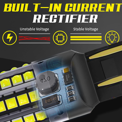 สายไฟ LED สับเปลี่ยน 1156 1157 T20 3030 44SMD