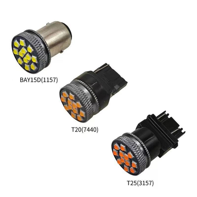 1156 LED Brake Turn Indicators โซลูชั่นสุดยอดสําหรับฟังก์ชันสัญญาณหัน LED Bulb 1156 W21/5W 1157 BAY15D P21/5W LED