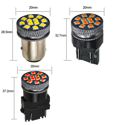 1156 LED Brake Turn Indicators โซลูชั่นสุดยอดสําหรับฟังก์ชันสัญญาณหัน LED Bulb 1156 W21/5W 1157 BAY15D P21/5W LED