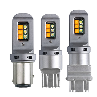 ไฟสัญลักษณ์เบรกหัน LED 5W ระยะยาว พร้อม 1156 หลอด LED 12smd สากล 1156 P21W BA15S PY21W 3157 7443 Canbus