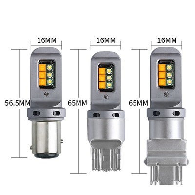 ไฟสัญลักษณ์เบรกหัน LED 5W ระยะยาว พร้อม 1156 หลอด LED 12smd สากล 1156 P21W BA15S PY21W 3157 7443 Canbus