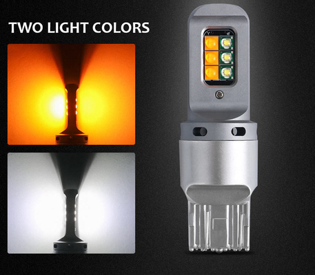 ไฟสัญลักษณ์เบรกหัน LED 5W ระยะยาว พร้อม 1156 หลอด LED 12smd สากล 1156 P21W BA15S PY21W 3157 7443 Canbus